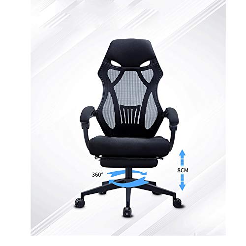 LEIGE Ergonomic Office Chair Mesh Chair Heavy Duty Office Chair, Adjustable Headrest and Armrest, Home Office Chair with Tilt Function and Positi