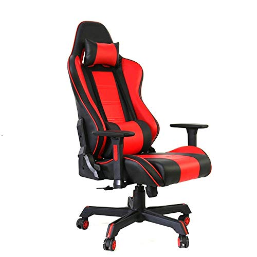 Mu Home Racing Ergonomic Leather Chair Office Chair Gaming Chair High Back Multi-Functional Chair