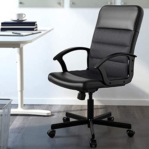 office chair WSDSX Office Chairs Ergonomic chair Ergonomic Chair,leather Office Chair With Arms,Home Office Computer Chair,Adjustable Swivel Chai