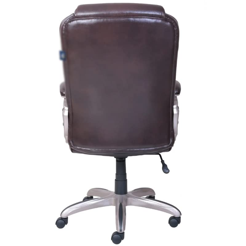 KXDCZ Heavy-Duty Bonded Leather Commercial Office Chair with Memory Foam