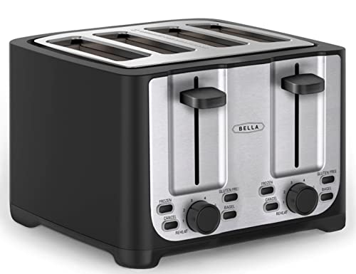 BELLA 2 Slice toaster, Stainless Steel and Sage