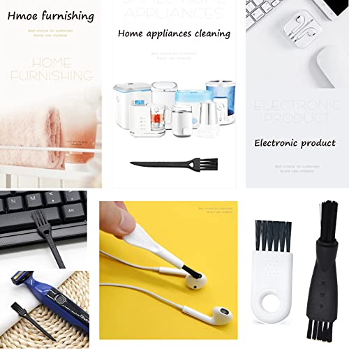 Black Scrapers,Gristor Brushes and Spoons Kit with Cleaning Tools for Herb Grinder (Black Scraper)