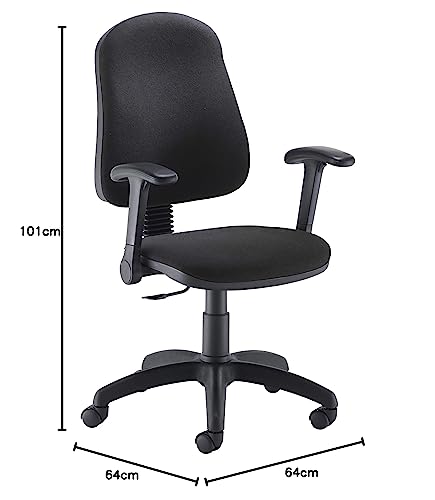 Office Hippo High Back Swivel Desk Chair, Ergonomic Home & Office Chair With Height Adjustable Seat, Backrest & Flip Up Arms For Extra Comfort, D