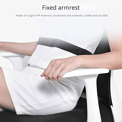 n/a Mid Back Black Mesh Swivel Ergonomic Task Office Chair with Adjustable Lumbar Support and Armrest