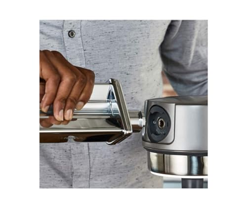 Kenwood XL KAX99.A0ME Accessories Food Processors for Extra Wide Lasagne 22 cm, Chrome-Plated Stainless Steel Casing, Roller Rolls Made of Robust