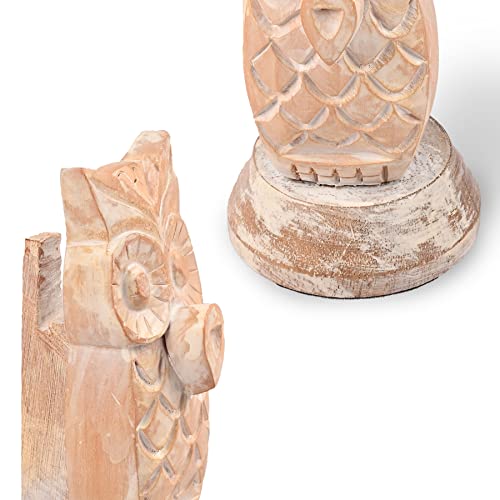 Owl Spectacle Stand Eyeglass Holder Foldable Display Stand Wooden Tabletop Countertop Accessories for Home Office Desk Home Decor Accessories Gif