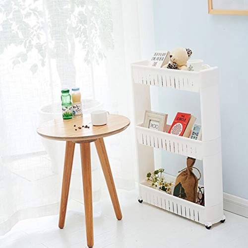 JYXSHELFA Home Shelves, Three Tiers Storage Cart,Suitable For Many Places Kitchen Living Room Bathroom Office Organizers Storage Rack,Storage Rac