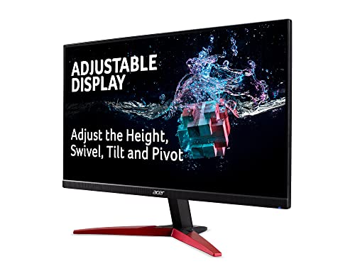 Acer KG241YAbii 23.8 Inch Full HD Gaming Monitor (VA Panel, FreeSync, 75Hz, 1ms, HDMI, VGA, Black)