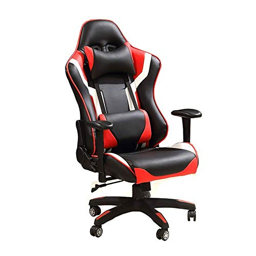 MU Home High Back Racing Office Chair Pu Leather Gaming Chair with Headrest Lumbar Support