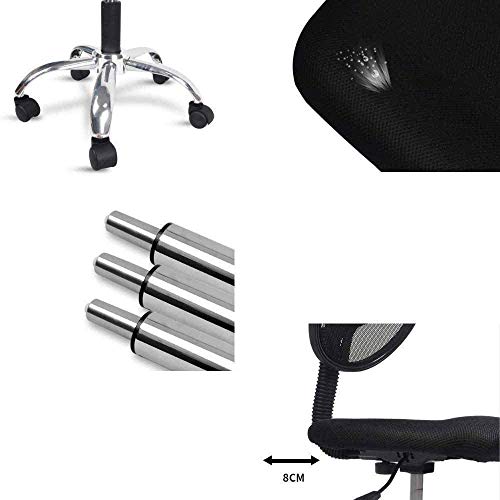 KJHD Lift Chair Staff Chair Swivel Chair Office Chair without Armchair Can Be Ergonomic Computer Chair Home