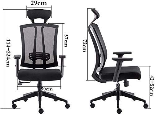 Mu Mesh High-Back Swivel Office Chair, Adjustable Armrest, Breathable Mesh, Home Computer Chair Lift, Modern Minimalist Load-Bearing 150Kg Electr
