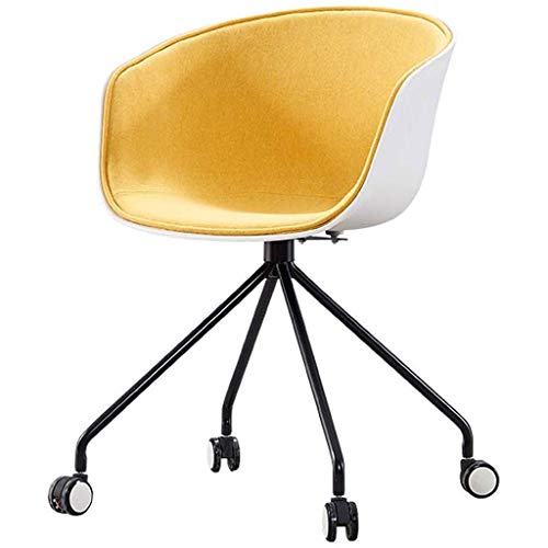 WALNUT Office Chair -Modern Minimalist Home Computer Chair Swivel Chair Nordic Wind Business Office Chair Staff Chair Study Lounge Chair Backrest