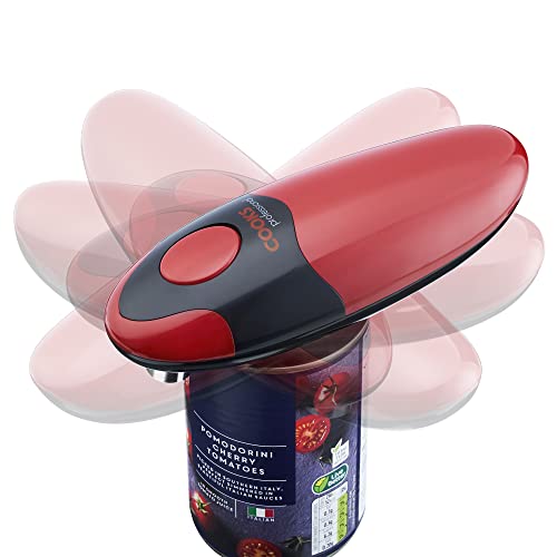 Cooks Professional Electric Can Opener | Automatic Cordless Tin Opener for Arthritic & Arthritis Hands | Hands Free Operation Can Openers | One T