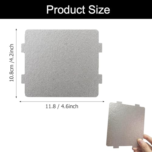 6PCS Microwave Waveguide Cover,Heat-Resistant Insulating Repairing Accessory Microwave Oven Parts,Universal Mica Sheet Waveguide Covers,Repairing