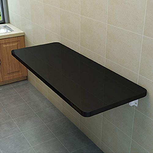 MYYINGELE Folding Wall-Mounted Drop-Leaf Table, Simple Floating Laptop Desk Dining Table Foldable Hanging Computer Table Small Wooden Desk for Of