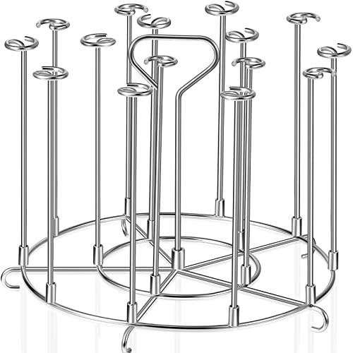 Stainless Steel Skewer Stand Kebab Skewers Rack Air Fryer Accessories Grill for 8 qt Air Fryer, for Kitchen Cooking BBQ