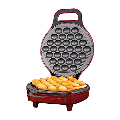 Global Gizmos 35539 Bubble Waffle Maker / 700W / Unique Thermostatic Design / 180° Dual Sided Cooking System/Easy Clean, 700 W,
