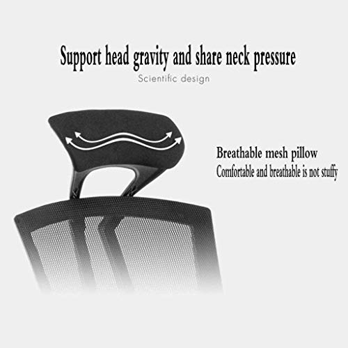 HJW Game Chair Mesh High Back Swivel Office Chair Adjustable Armrest Breathable Mesh Home Computer Chair Desk Chair Armchair