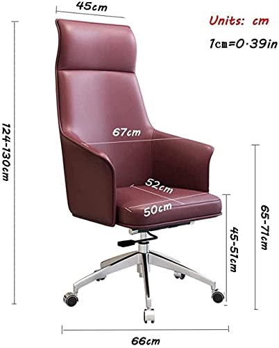 HJW Office Chairs Chair Study Computer Chair Home Executive Chair Business Lift Swivel Chair Armchair,Blue