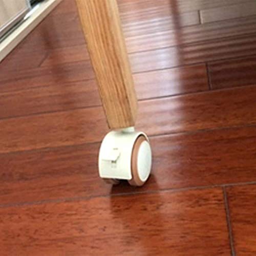 GTYT Casters Wheels Plastic Swivel Wheels Furniture Caster Wheel,1.9 Inch 47mm Swivel Castor,for Baby Bed And Chair,Stem Size 6.5x28 Mm,Load Capa
