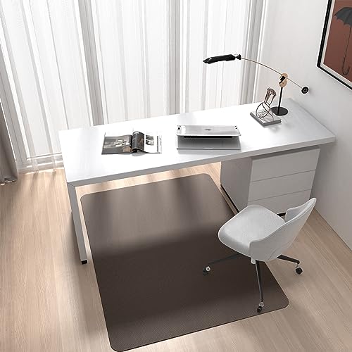 Corduroy Chair Mat for Hardwood Floor, 55"x35" Office Chair Mat Desk Chair Mat for Rolling Chair, Large Anti-Slip Backing Low-Pile Office Rug Flo