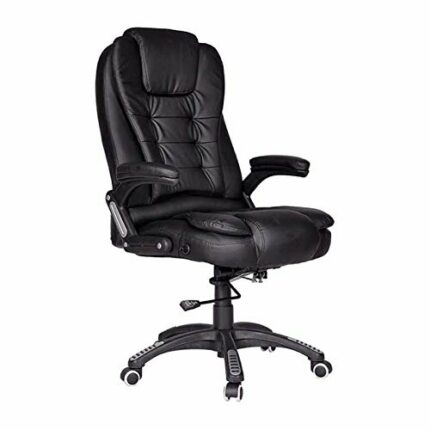 ZXNRTU Relax Comfortably Safe Office Chair Leather Gaming Chairs - Adjustable Height Executive Home Office Desk Chair, Thick Padding for Comfort