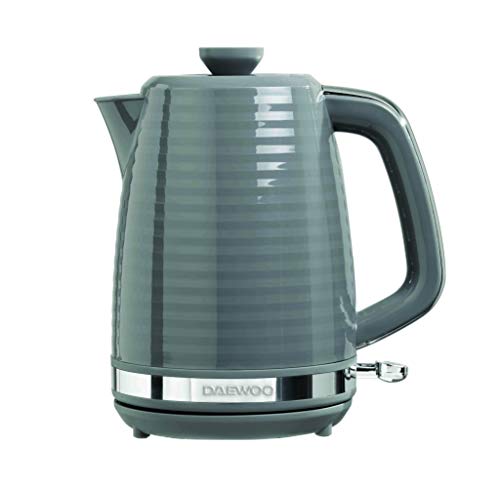 Daewoo SDA1970 Hive Textured Body Kettle with Concealed Heeating Element, Power On Indicator and Removable Filter, Automatic and Manual Switch Of