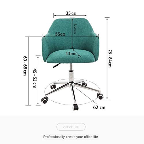 LEIGE Computer Chair, Home Office Chair, Modern Simple Meeting Chair, Desk Chair, Lifting Cloth Chair, Comfortable Chair