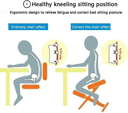 Stylish Simplicity Chair Ergonomic Adjustable Posture Stoolkneepad Kneeling Modern Beech Office Furniture Computer Suitable for Writing Games Com