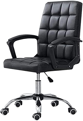 HJW Home Office Desk Chairs Computer Gaming Chairs Office Chair Ergonomic 360 Degree Swivel Pu Seat Computer Chair Armchair