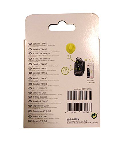 Bosch 621101 Service T-Disc for Tassimo T20/T40/T65/T85/Bosch Spare Part, Plastic