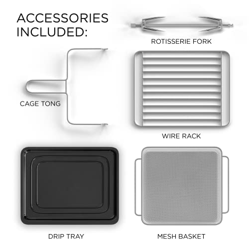 DMD | 16-In-1 12L Digital Air Fryer Oven with Rapid Air Circulation, 60 Minute Timer, 1800W | Dehydrate, Bake, Rotisserie, Oil Free Healthy Eatin