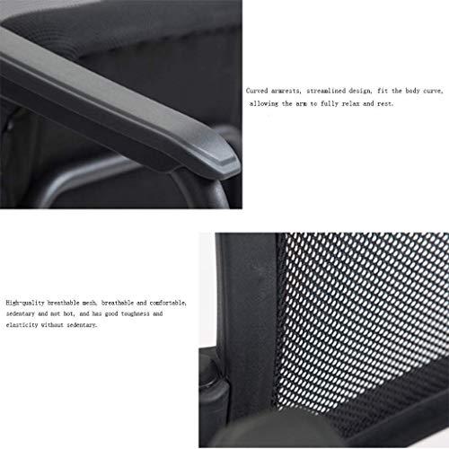 LZQDM Dining Chair Slipcovers Removable Computer Chair Office Mesh Backrest Negotiation Chair Metal Desk Chair Conference Chair Desk Chair Can Be