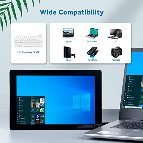 SUNFOUNDER Raspberry Pi 10 Inch Touch Screen 10.1" HDMI 1280x800 IPS LCD Touchscreen for RPi 400 4 Model B 3 Model B+ 3B 2B LattePanda Beagle Bon