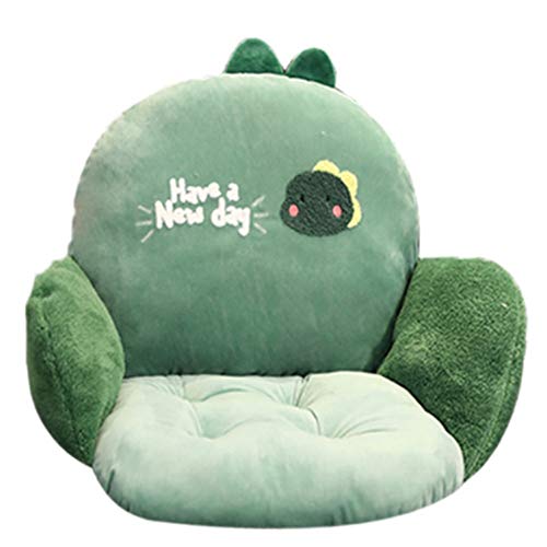 LUKEO Cute Fluffy Seat Chair Cushion Home Office Chair Backrest Lumbar Pillow Tatami Floor Cushion Puff Children's Sofa Cushion Stool (Color : bl