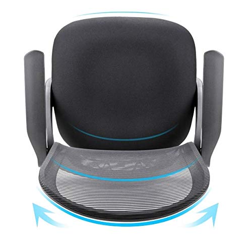 TJLSS Ergonomic Office Chair with Breathable Mesh Seat Computer Chair with Adjustable Seat Height and Back Recline Desk and Task Chair with Firm