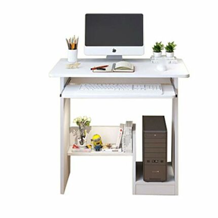 FGHOEV Wood Desktop Computer Desk with Keyboard Tray PC Laptop Desk for Study Student Writing Table Home office Work Furniture (Color : D)
