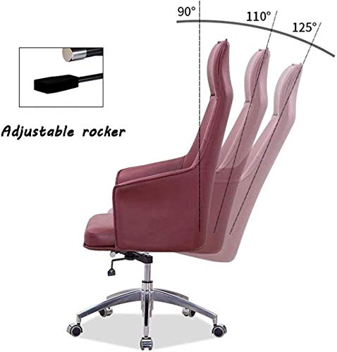 HJW Office Chairs Chair Study Computer Chair Home Executive Chair Business Lift Swivel Chair Armchair,Blue