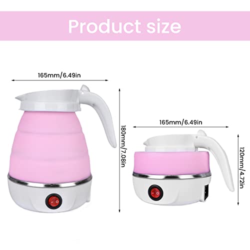 Foldable Kettle Foldable Electric Kettle: Foldable Travel Kettle, Collapsible Electric Kettle, Portable Travel Kettle, Collapsible Kettle with Se