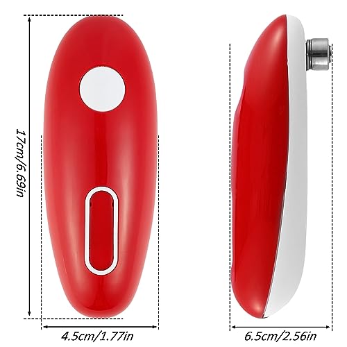 Electric Can Opener Automatic Hand Free Tin Opener Electric Tin Opener with One Touch Switch No Sharp Edges Tin Opener for Kitchen Chef Arthritis