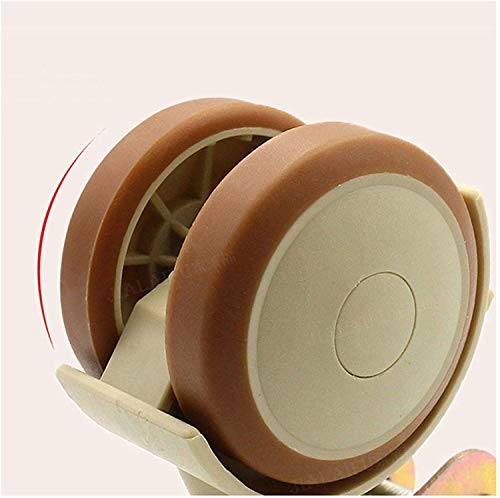 GTYT Casters Wheels Plastic Swivel Wheels Furniture Caster Wheel,1.9 Inch 47mm Swivel Castor,for Baby Bed And Chair,Stem Size 6.5x28 Mm,Load Capa