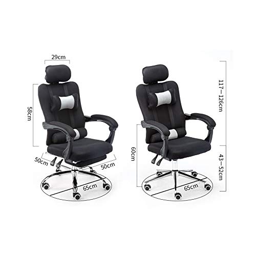 WALNUT Racing Office Chair Ergonomic High Back Recliner Computer Desk Chair Office Furniture Gaming Chair Ergonomic Design Racing Chair (Color :