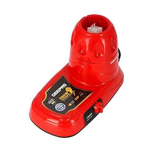 Geepas 750W 3-in-1 Mixer Grinder – Dry & Wet Indian Mixer Grinder Multifunctional Grinder with Stainless Steel Jars & Blades – 3 Speed, Perfect f