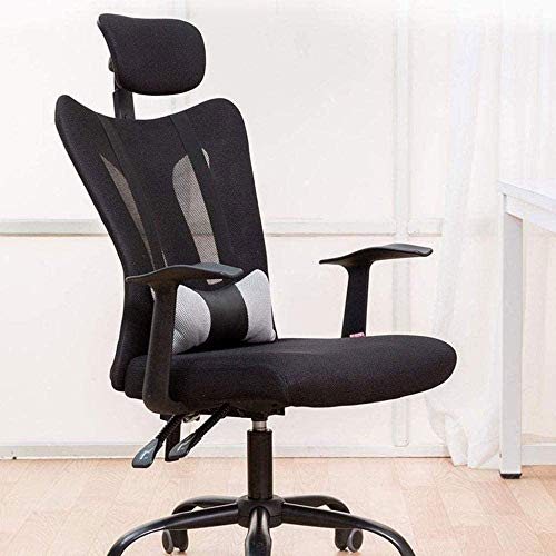 LXXSH Reclining Computer Chair Office Chair Mesh Rotating Chair Back Chair Stool Fashionable Simple Home