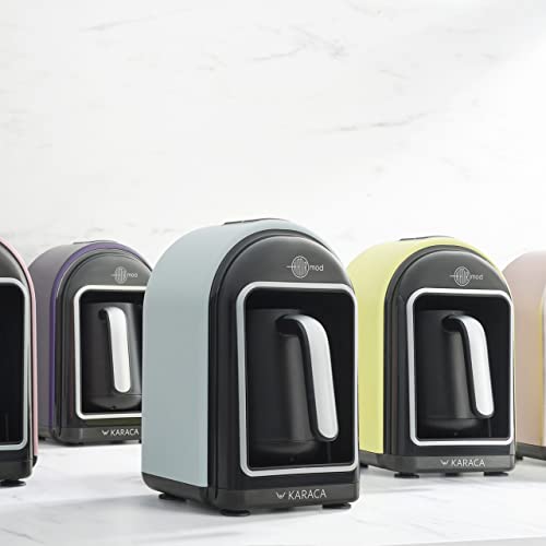 KARACA Hatir Mod Turkish Coffee Machine and Milk Steamer, Automatic One-Button Turkish Coffee Brewing Pot, Serve 5 Cups of Turkish Coffee at One-