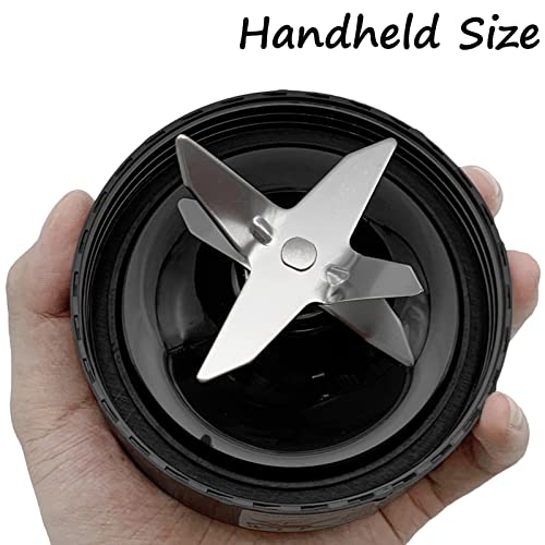 AUMUA Spare Blade for NutriBullet 1200 Series Blender, 6 Fins Replacement Blade Part Compatible with NutriBullet 1200W Balance/Lean Extractor