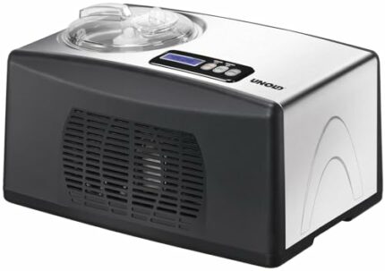 Unold Cortina Ice Cream Machine and Sorbet Maker 48806 - Fully Automatic - Self Freezing Compressor - 150W Electric - 1.5L Bowl - Ready in 30 Min