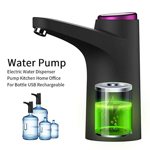 Electric Water Dispenser Pump,Water Bottle Pump Drinking Water Pump, USB Charging Bottled Water Pump, Automatic Water Pump, for Universal Bottle,