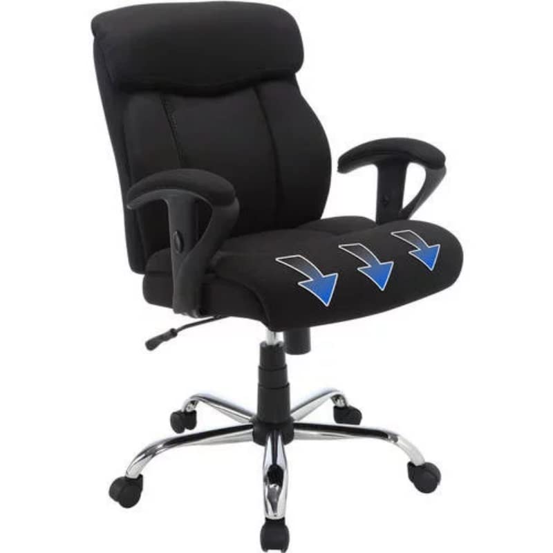 LEIGE Mid Back Adjustable Manager Office Chair