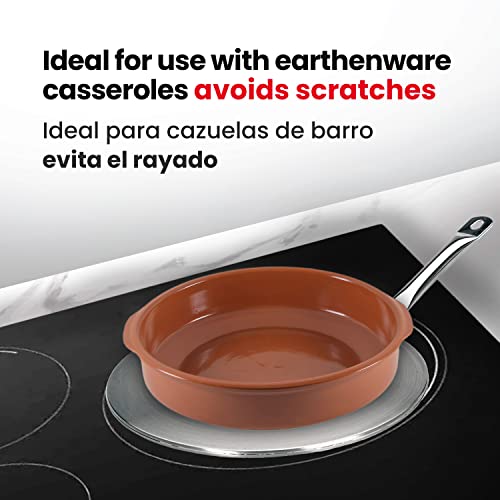 Ibili Stainless Steel Heat Distributing Diffuser Induction Plate 14.5cm, Silver